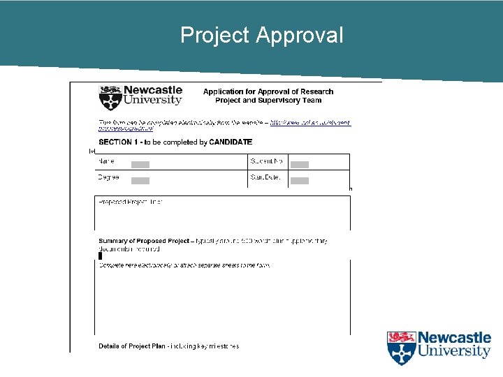 Project Approval 