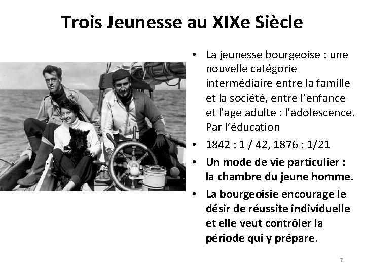 Trois Jeunesse au XIXe Siècle • La jeunesse bourgeoise : une nouvelle catégorie intermédiaire