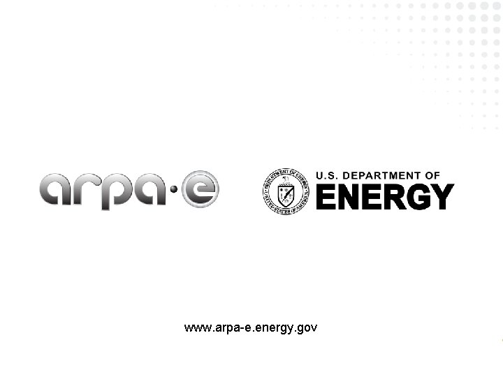 www. arpa-e. energy. gov 12 