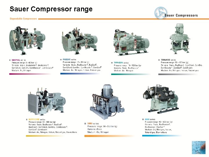 Sauer Compressor range 
