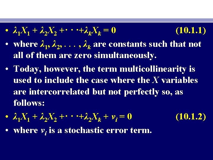  • λ 1 X 1 + λ 2 X 2 +· · ·+λk.