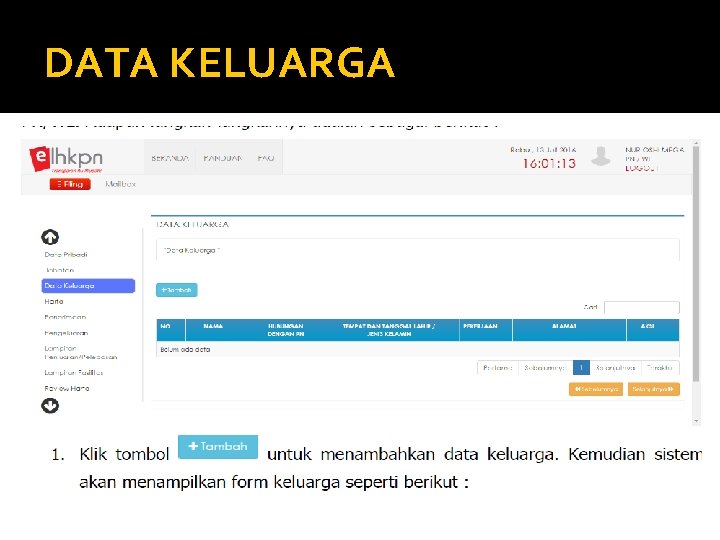 DATA KELUARGA 