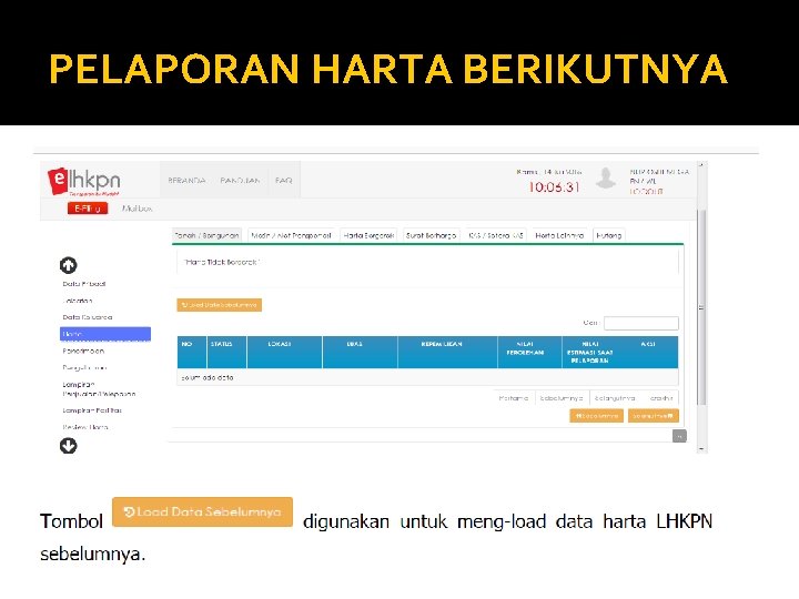 PELAPORAN HARTA BERIKUTNYA 