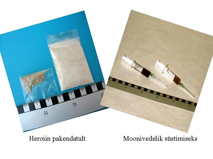 Heroiin pakendatult Moonivedelik süstimiseks Heroiin pakendatult Moonivedelik süstimiseks