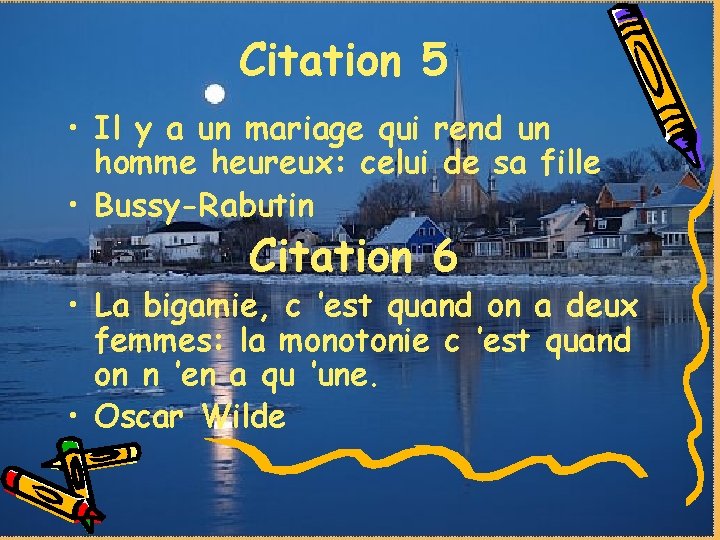 Citation 5 • Il y a un mariage qui rend un homme heureux: celui Citation 5 • Il y a un mariage qui rend un homme heureux: celui