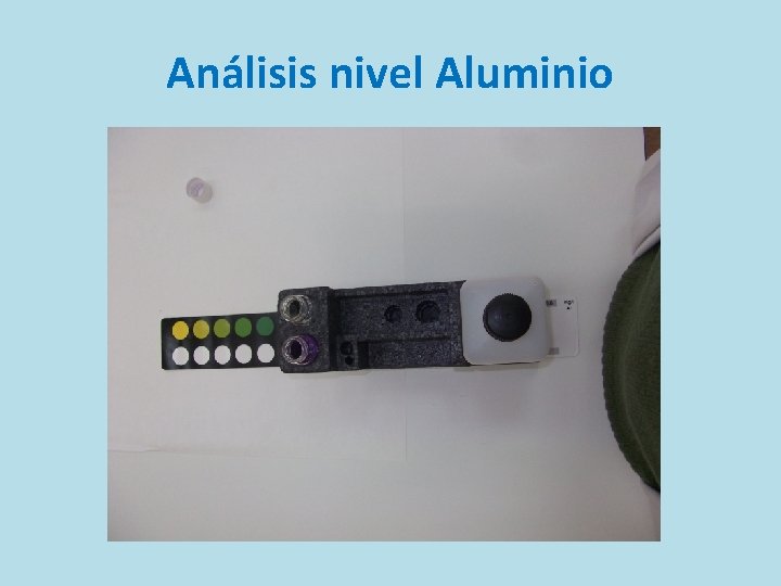 Análisis nivel Aluminio 