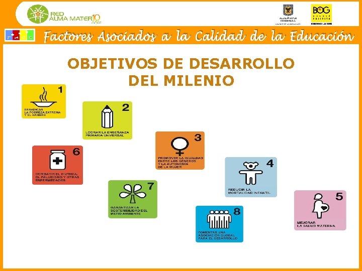 OBJETIVOS DE DESARROLLO DEL MILENIO 