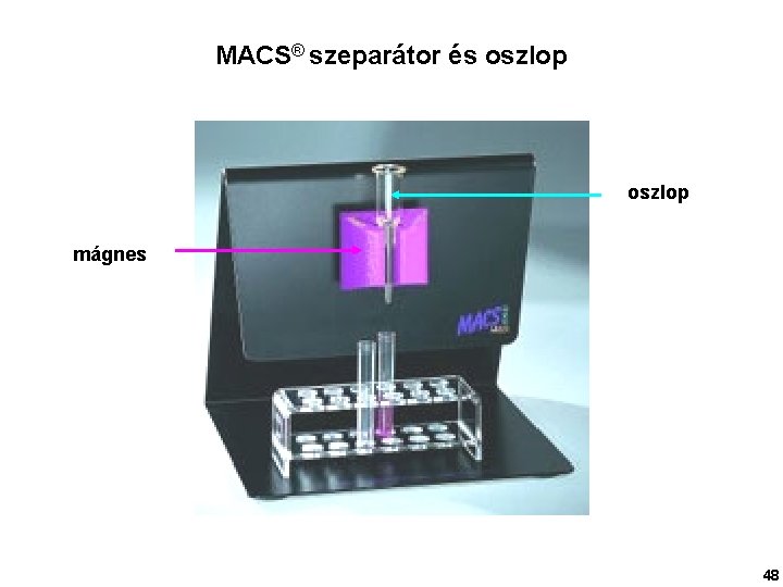 MACS® szeparátor és oszlop mágnes 48 