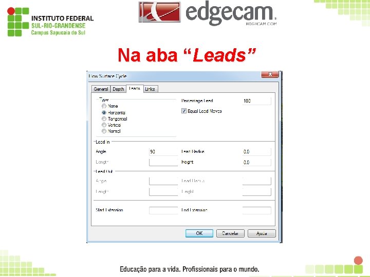 Na aba “Leads” 