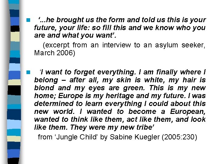 n ‘. . . he brought us the form and told us this is n ‘. . . he brought us the form and told us this is