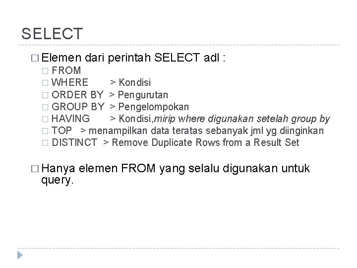 Pemrograman Visual II Database Management System DBMS Oleh