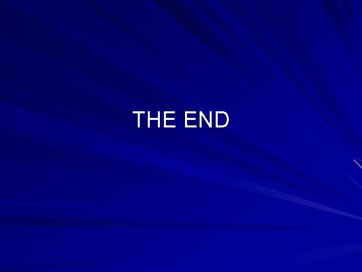 THE END 