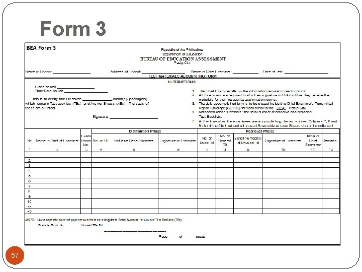 Form 3 57 