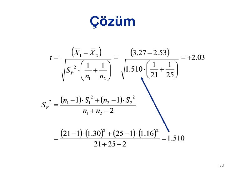 Çözüm 20 