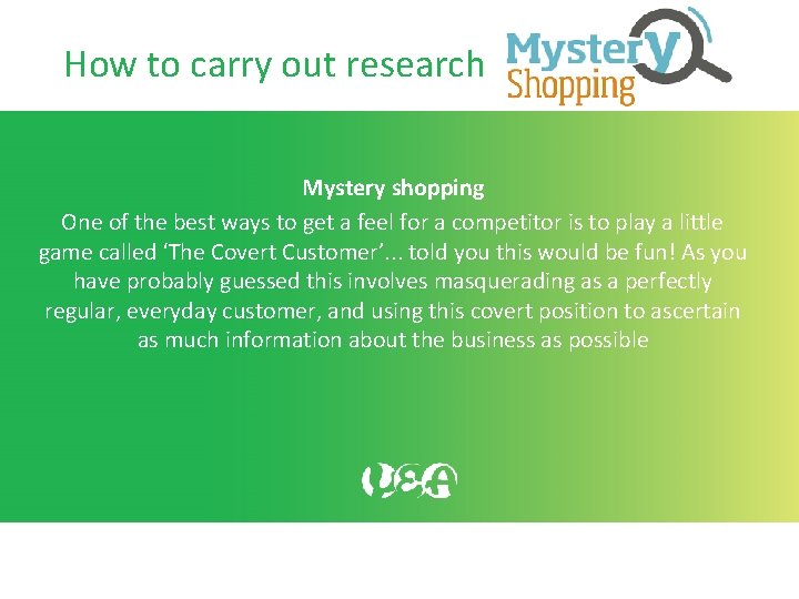 How to carry out research Mystery shopping One of the best ways to get How to carry out research Mystery shopping One of the best ways to get