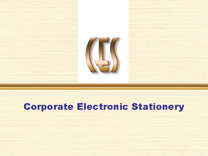 Corporate Electronic Stationery 