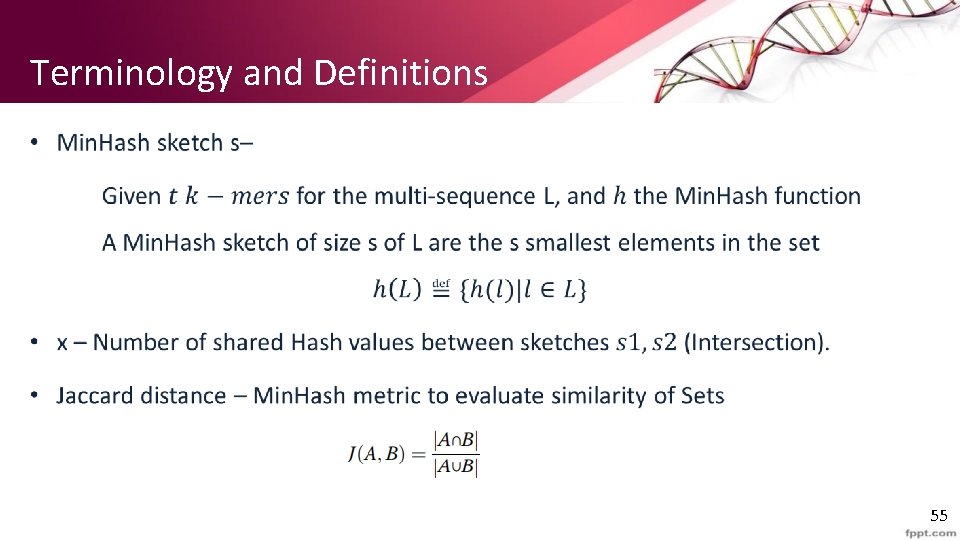 Terminology and Definitions • 55 