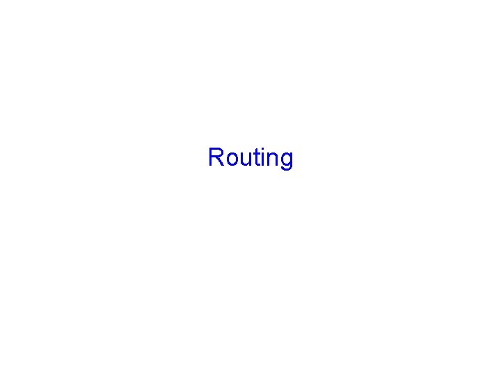 Routing Routing