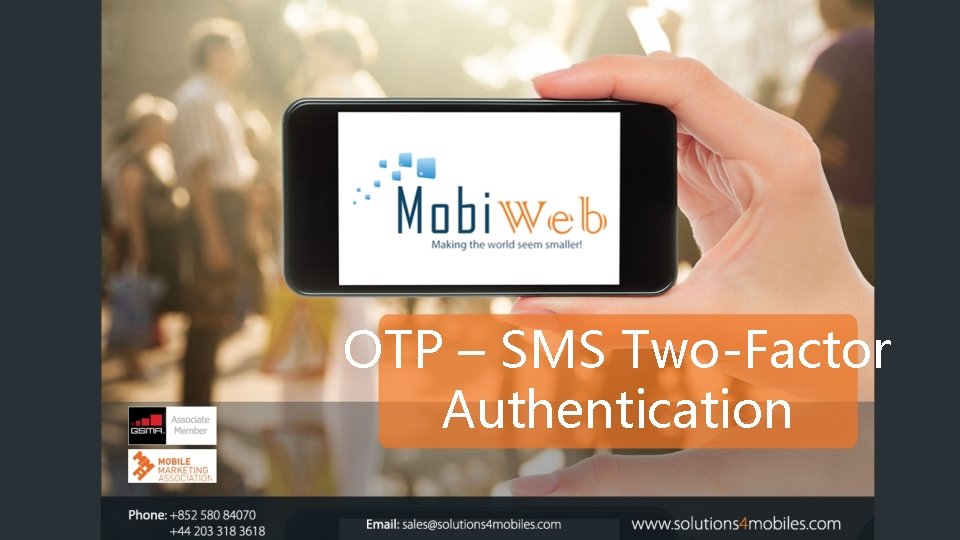 OTP – SMS Two-Factor Authentication 
