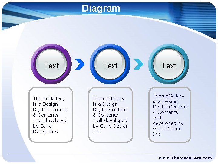 Diagram Text Theme. Gallery is a Design Digital Content & Contents mall developed by