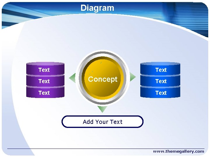 Diagram Text Concept Text Add Your Text www. themegallery. com 