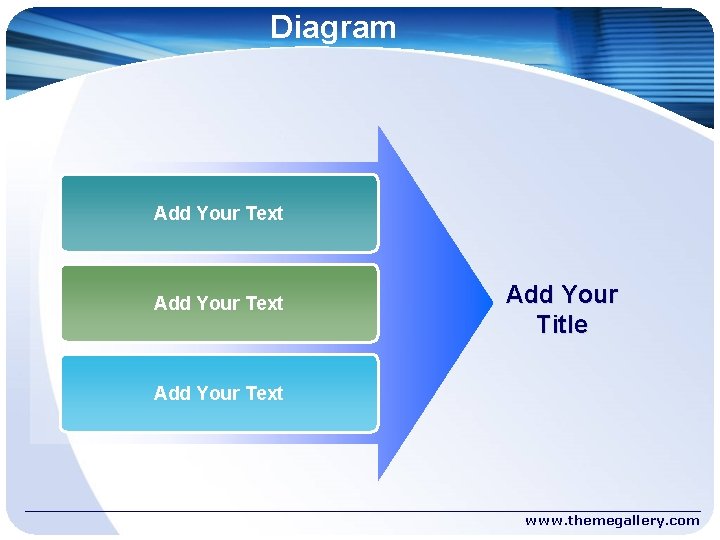 Diagram Add Your Text Add Your Title Add Your Text www. themegallery. com 