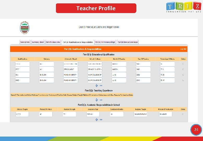 Teacher Profile 24 