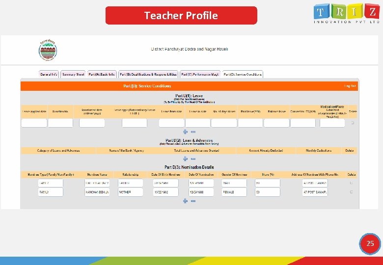 Teacher Profile 25 