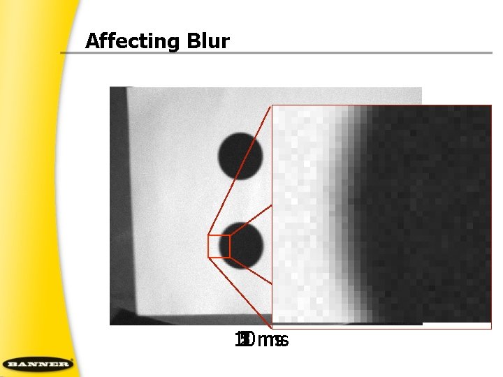 Affecting Blur 10 5 ms 2 ms 1 