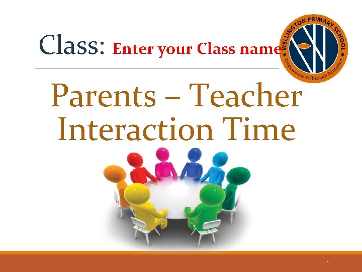 Class: Enter your Class name Parents – Teacher Interaction Time 1 