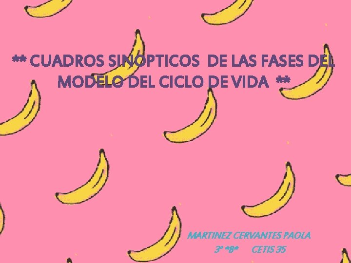 ** CUADROS SINOPTICOS DE LAS FASES DEL MODELO DEL CICLO DE VIDA ** MARTINEZ ** CUADROS SINOPTICOS DE LAS FASES DEL MODELO DEL CICLO DE VIDA ** MARTINEZ
