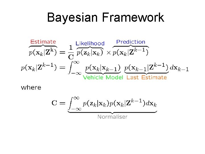 Bayesian Framework 