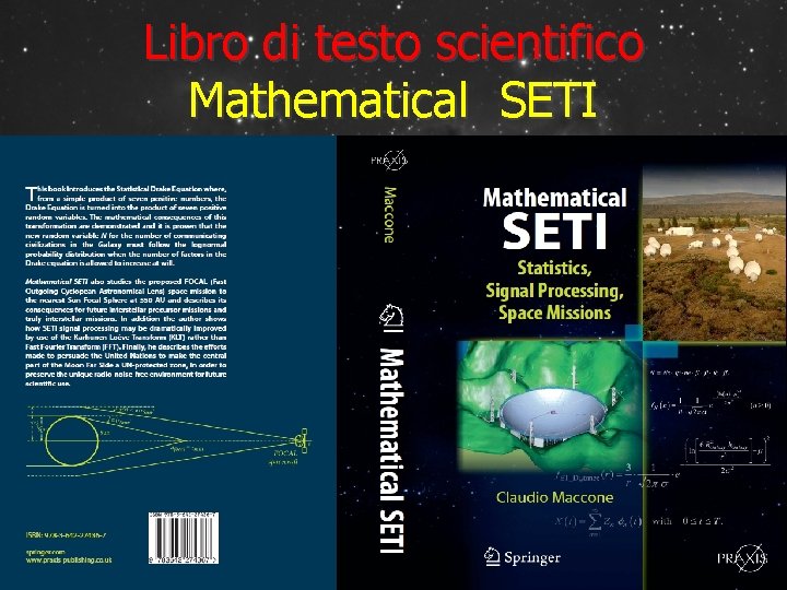 Libro di testo scientifico Mathematical SETI 