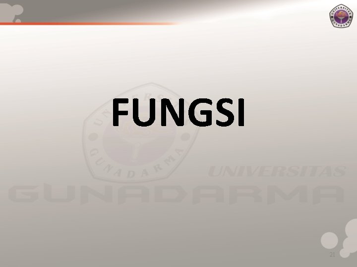 FUNGSI 21 