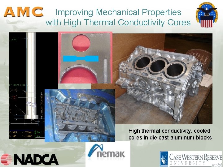 Improving Mechanical Properties with High Thermal Conductivity Cores High thermal conductivity, cooled cores in