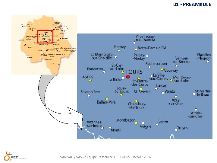 01 - PREAMBULE SAMSAH / SAVS / Equipe Ressource APF TOURS - Janvier 2016