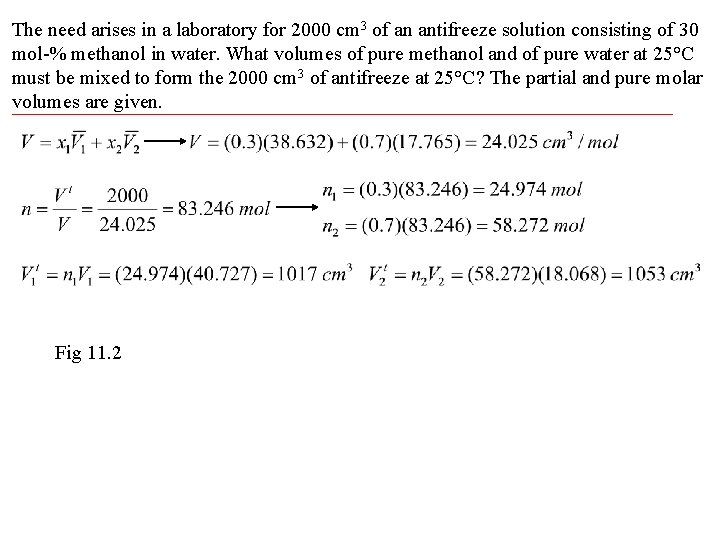 The need arises in a laboratory for 2000 cm 3 of an antifreeze solution