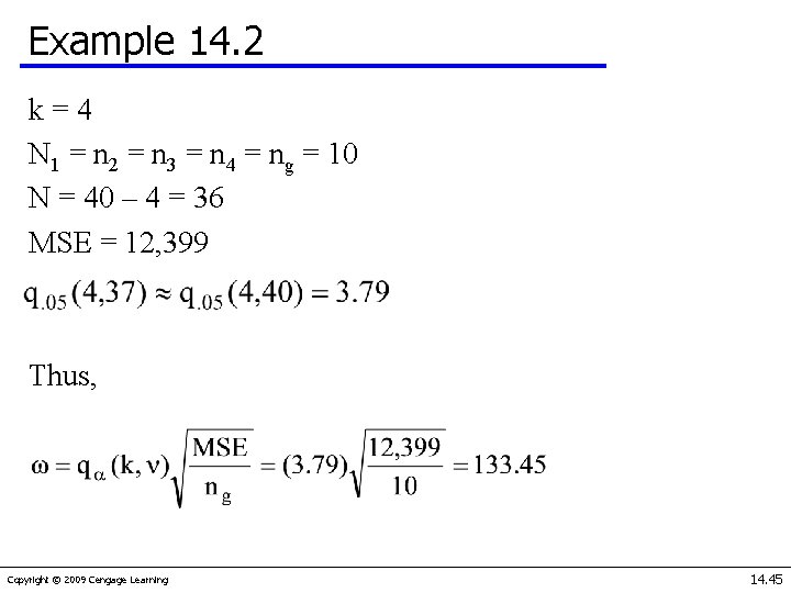 Example 14. 2 k = 4 N 1 = n 2 = n 3