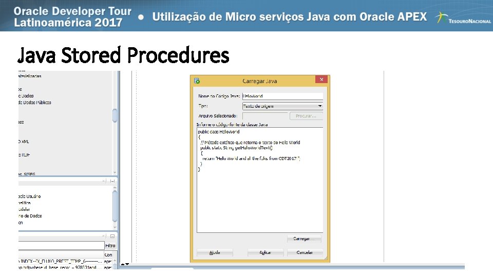 Java Stored Procedures 
