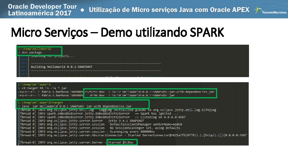 Micro Serviços – Demo utilizando SPARK 