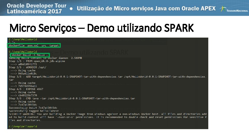Micro Serviços – Demo utilizando SPARK 