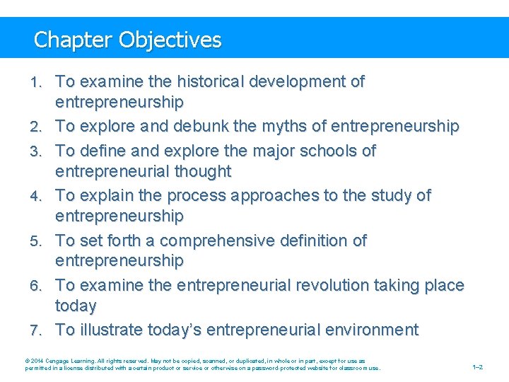 Chapter Objectives 1. To examine the historical development of 2. 3. 4. 5. 6.