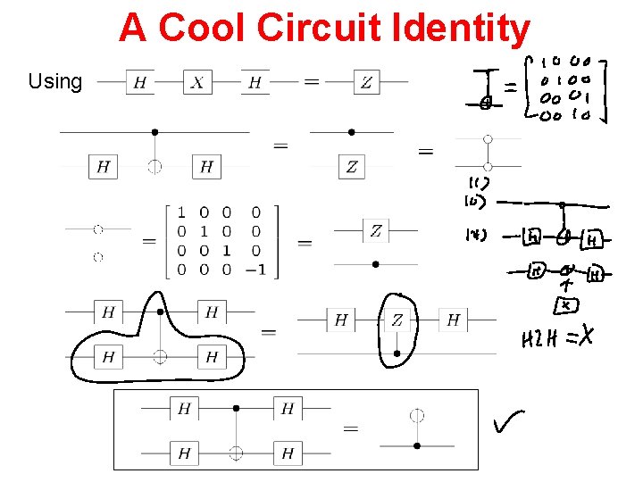 A Cool Circuit Identity Using 