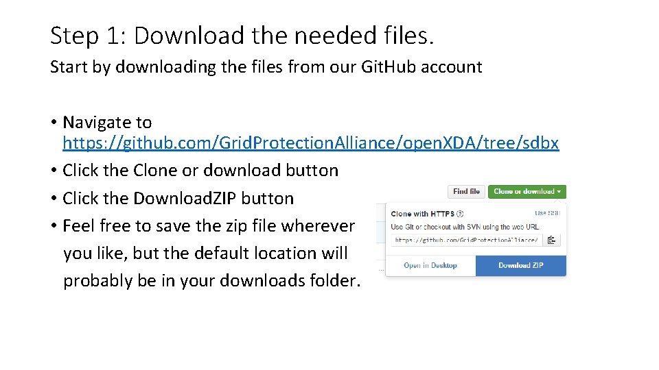 Step 1: Download the needed files. Start by downloading the files from our Git. Step 1: Download the needed files. Start by downloading the files from our Git.