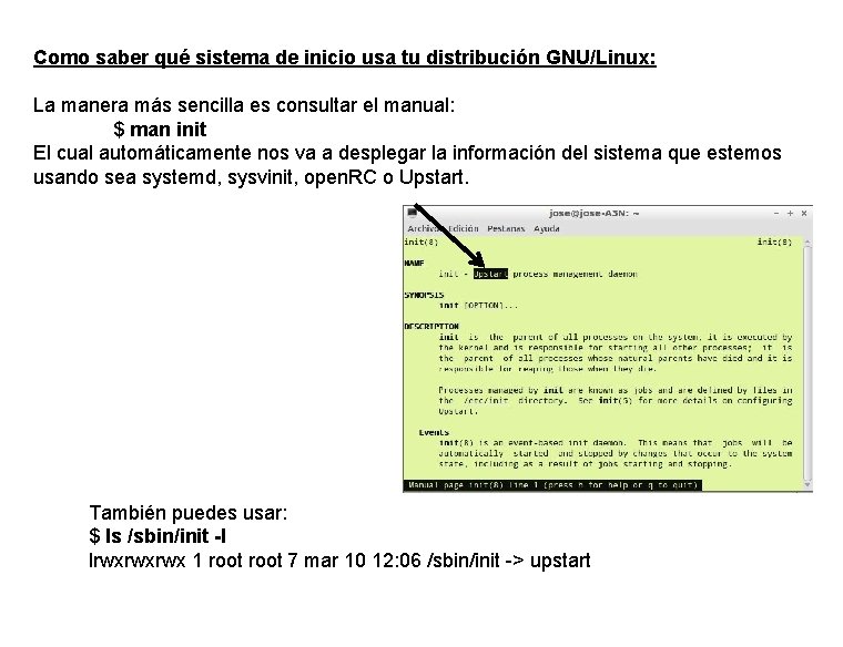 Como saber qué sistema de inicio usa tu distribución GNU/Linux: La manera más sencilla