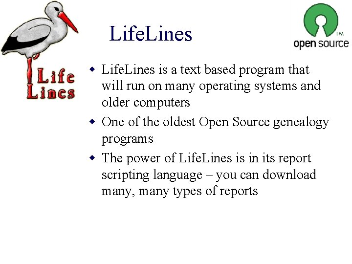 Life. Lines w Life. Lines is a text based program that will run on