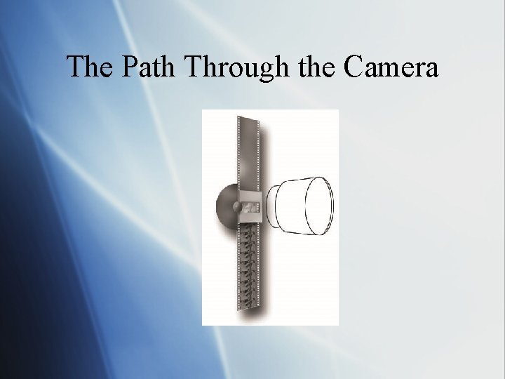 The Path Through the Camera 