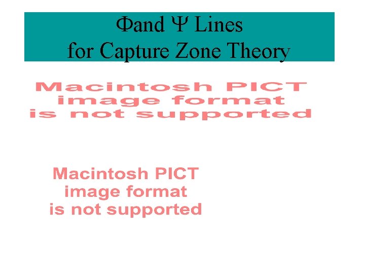 Fand Y Lines for Capture Zone Theory 