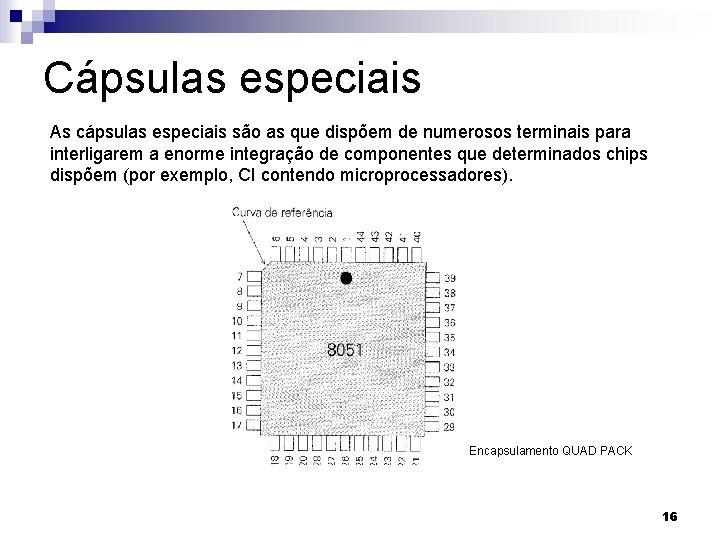 Cápsulas especiais As cápsulas especiais são as que dispõem de numerosos terminais para interligarem