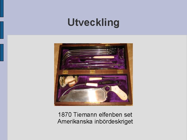 Utveckling 1870 Tiemann elfenben set Amerikanska inbördeskriget Utveckling 1870 Tiemann elfenben set Amerikanska inbördeskriget